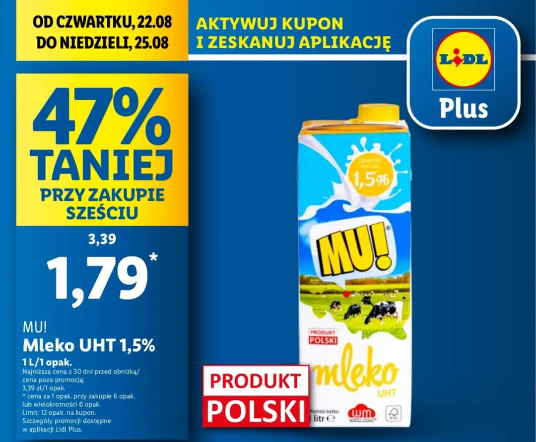 Mleko Lidl: Porównanie cen, jakości i dostępnych produktów w ofercie